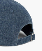 DENIM WASHING SMALL CLASSIC LOGO COVERED CAP blue
