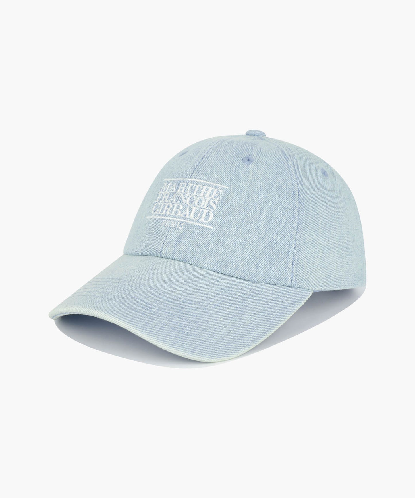 DENIM WASHING SMALL CLASSIC LOGO COVERED CAP light blue