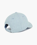 DENIM WASHING SMALL CLASSIC LOGO COVERED CAP light blue