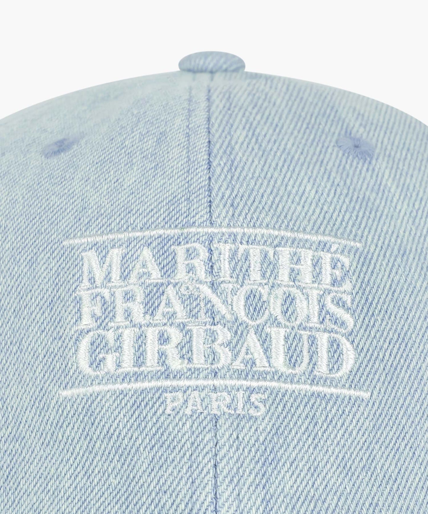 DENIM WASHING SMALL CLASSIC LOGO COVERED CAP light blue