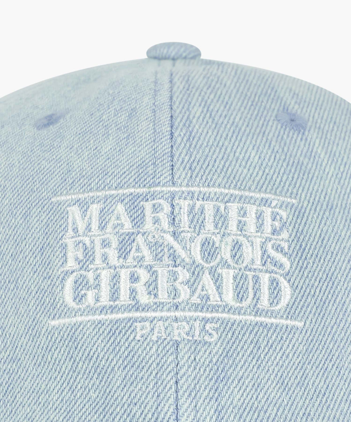 DENIM WASHING SMALL CLASSIC LOGO COVERED CAP light blue
