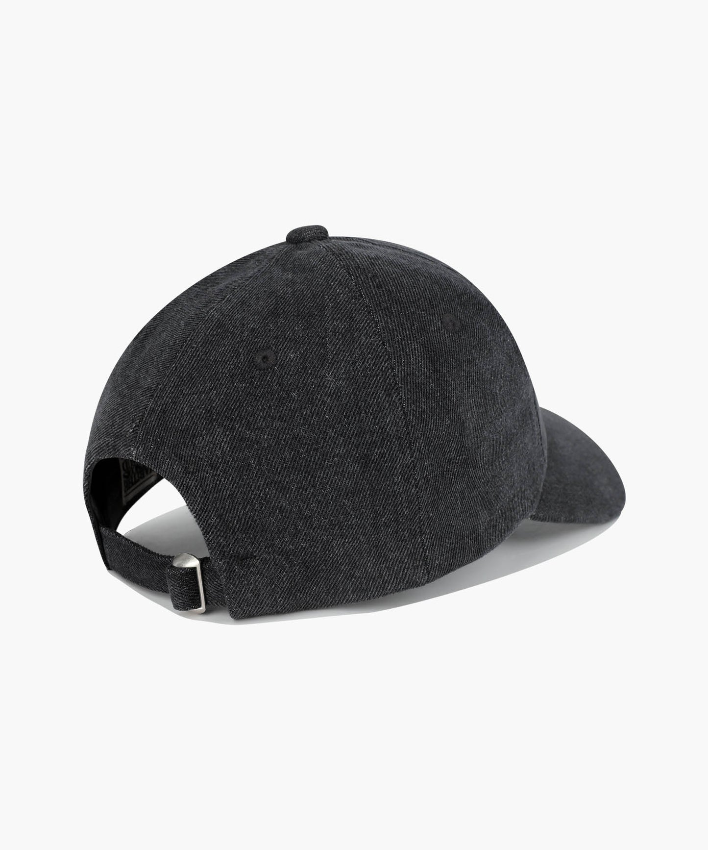 DENIM WASHING SMALL CLASSIC LOGO COVERED CAP washed black