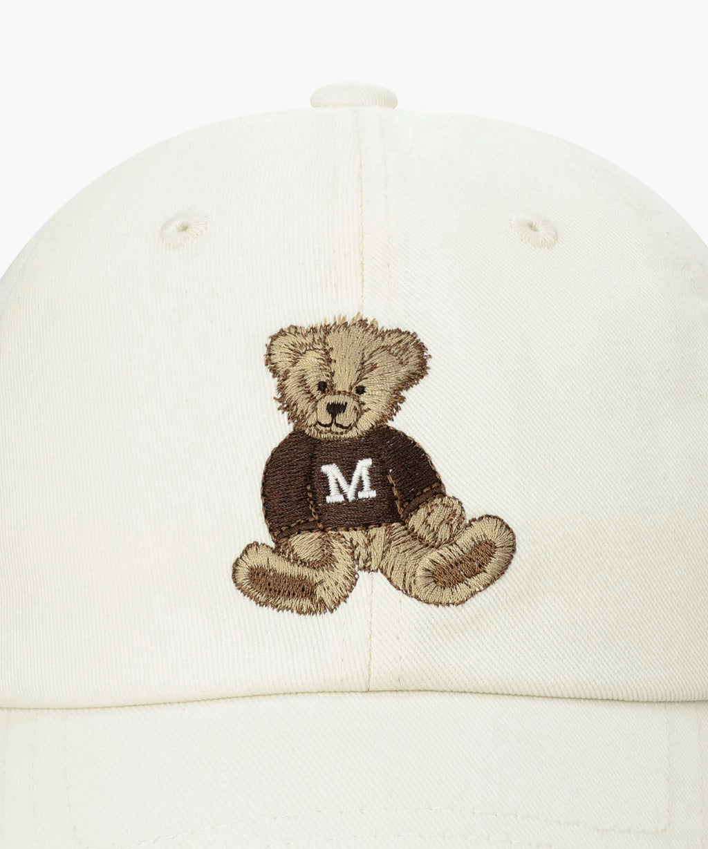 DOODLE BEAR CAP ivory