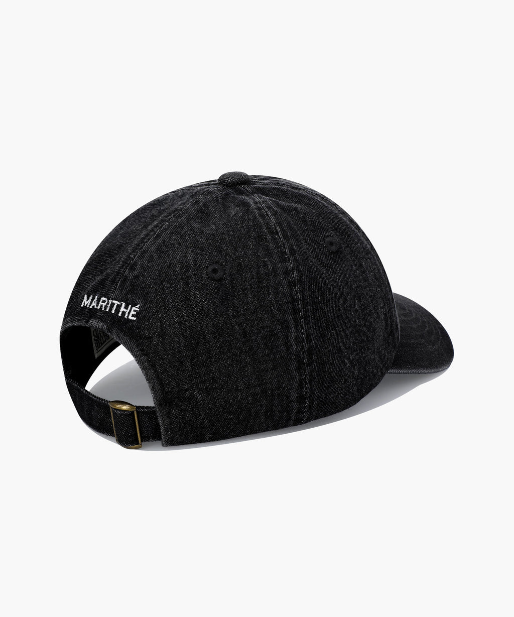 DOODLE BEAR CAP washed black