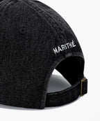 DOODLE BEAR CAP washed black