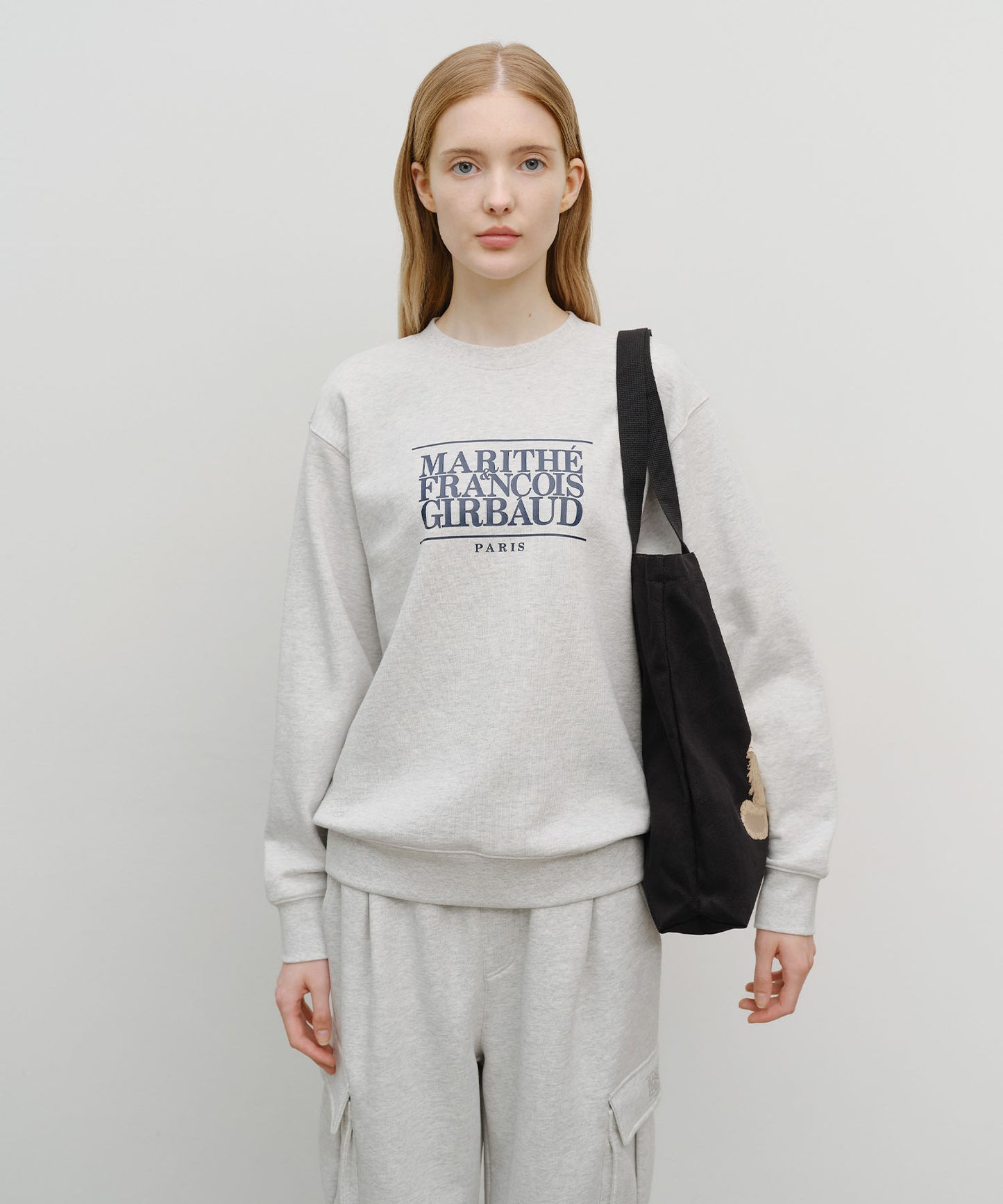 DOODLE BEAR ECO BAG black