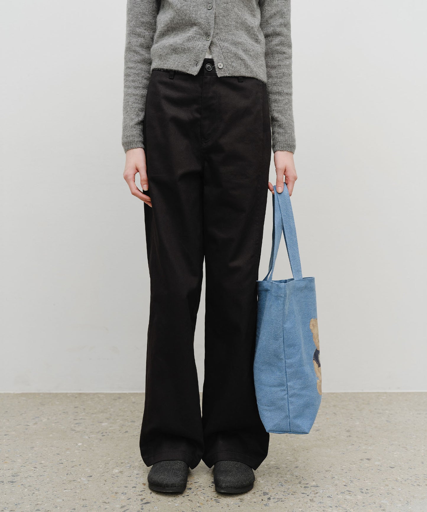 DOODLE BEAR ECO BAG blue