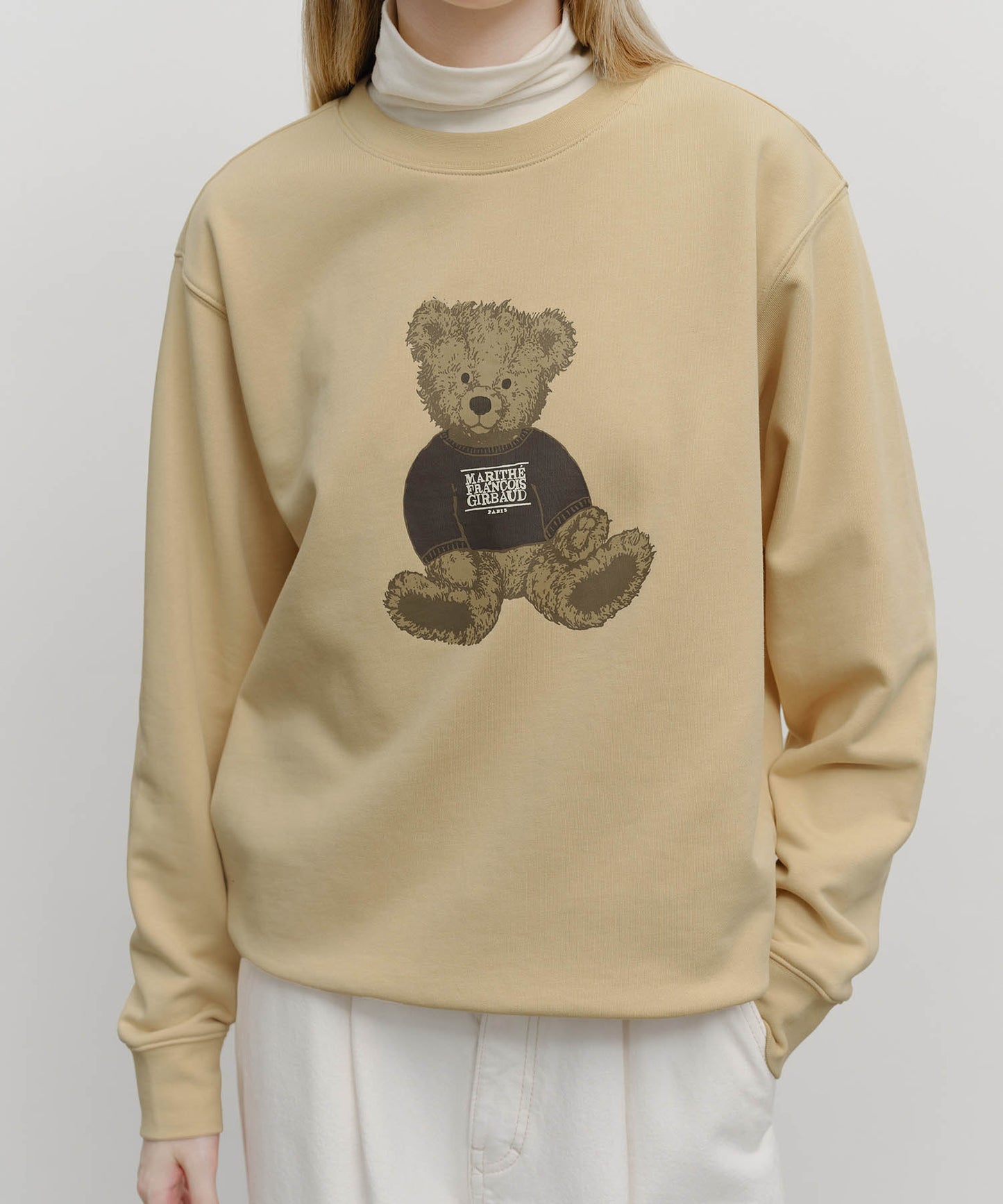 DOODLE BEAR SWEATSHIRT beige