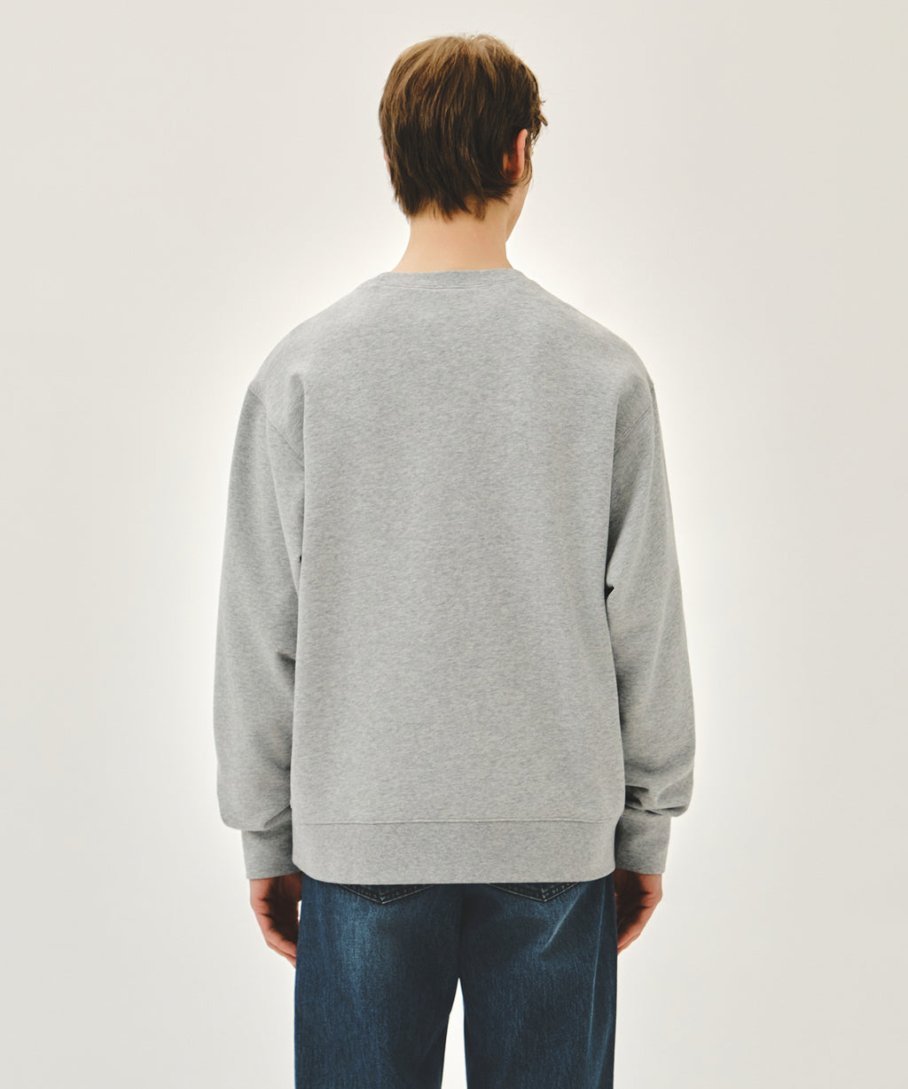 DOODLE BEAR SWEATSHIRT heather gray