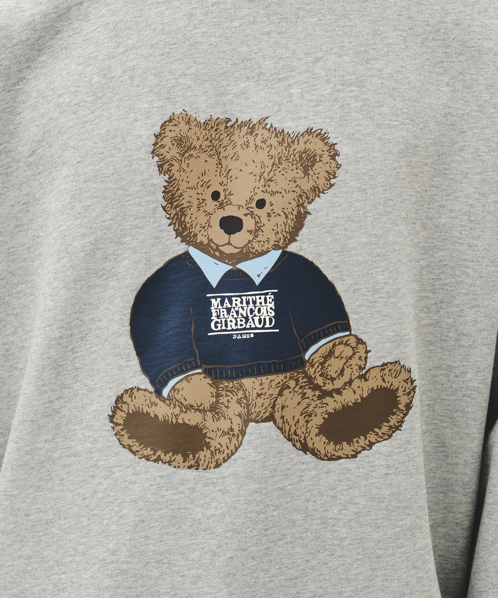 DOODLE BEAR SWEATSHIRT heather gray