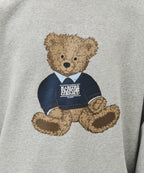 DOODLE BEAR SWEATSHIRT heather gray