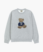DOODLE BEAR SWEATSHIRT heather gray