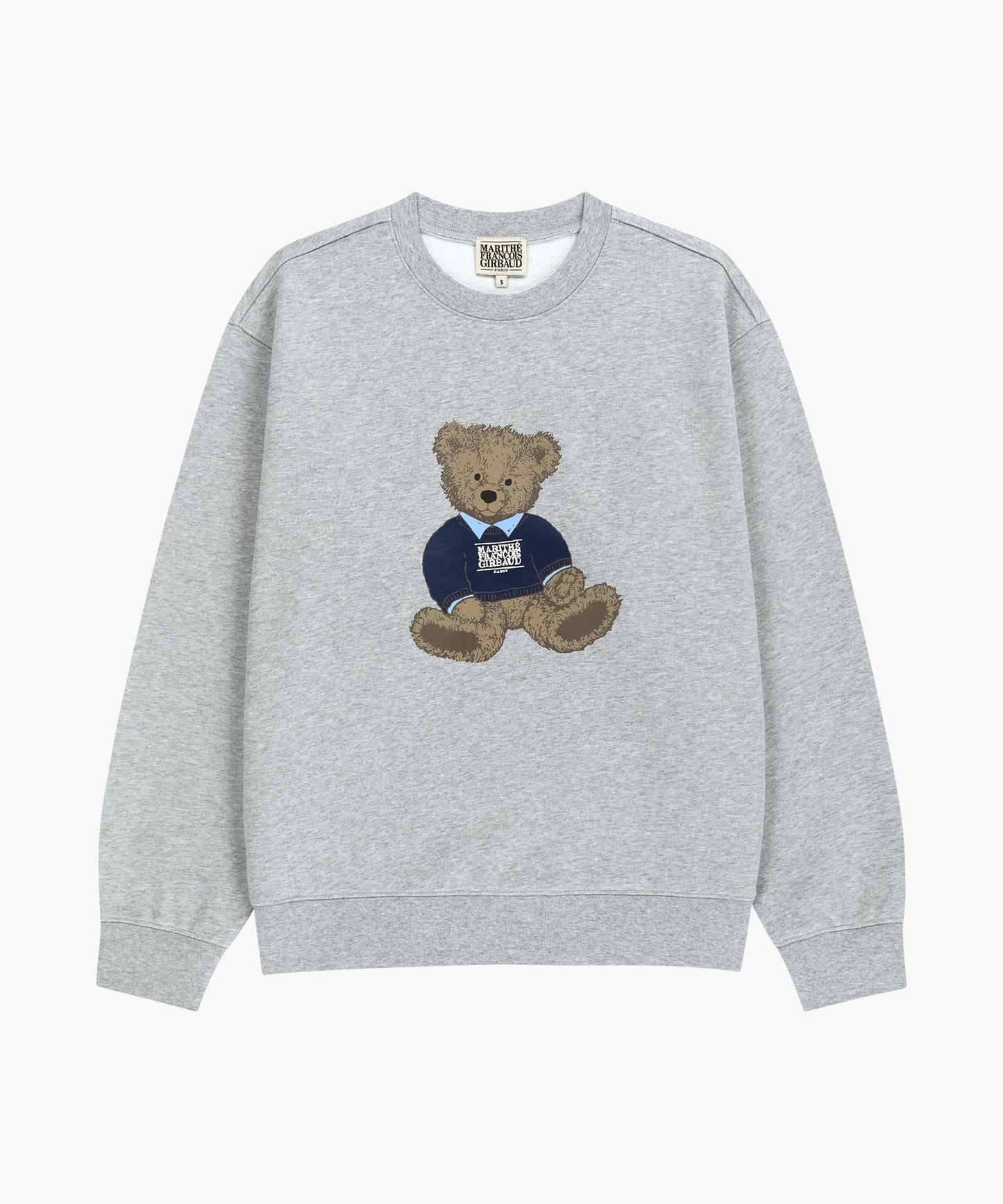 DOODLE BEAR SWEATSHIRT heather gray