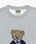 DOODLE BEAR SWEATSHIRT heather gray