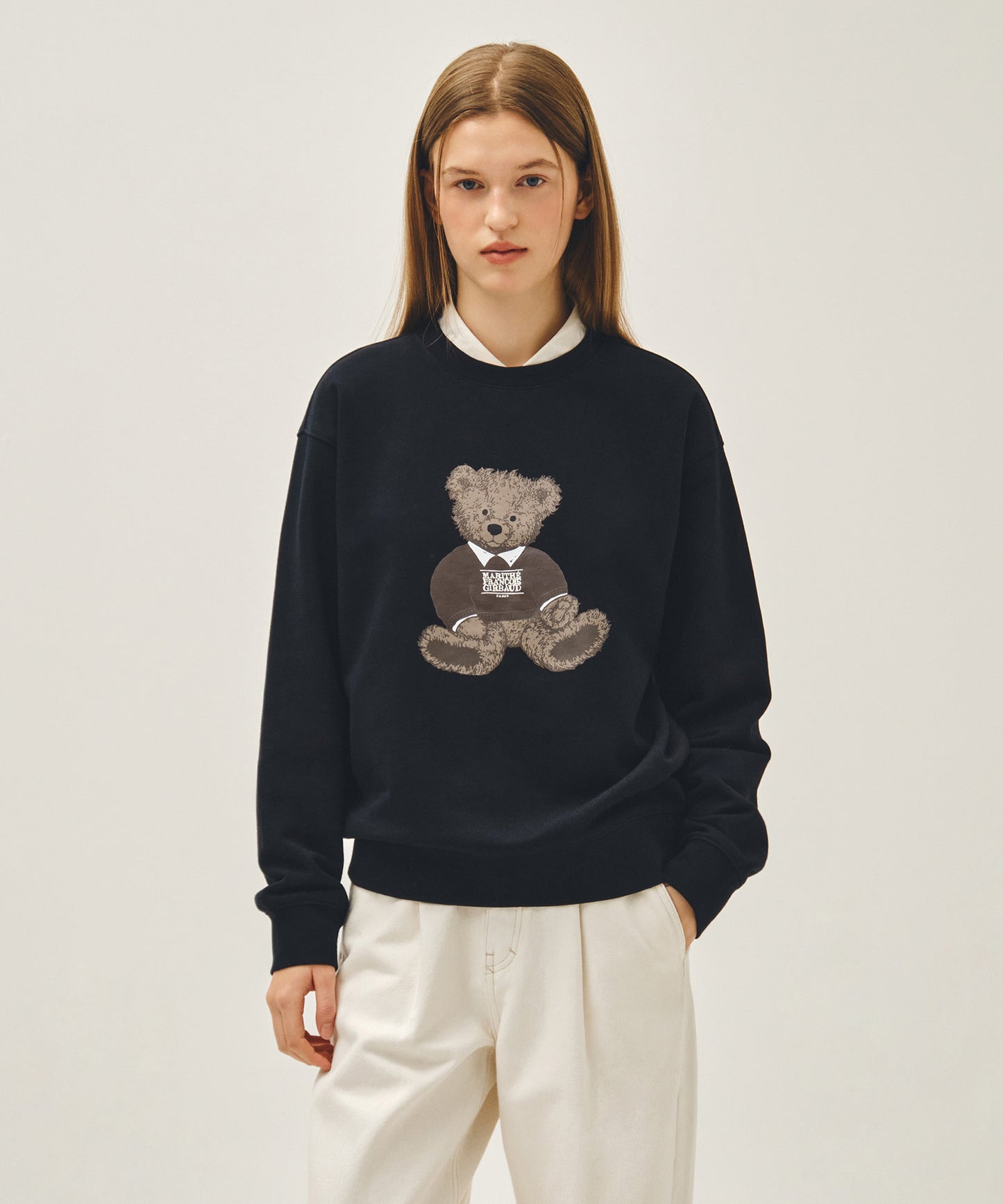 DOODLE BEAR SWEATSHIRT navy