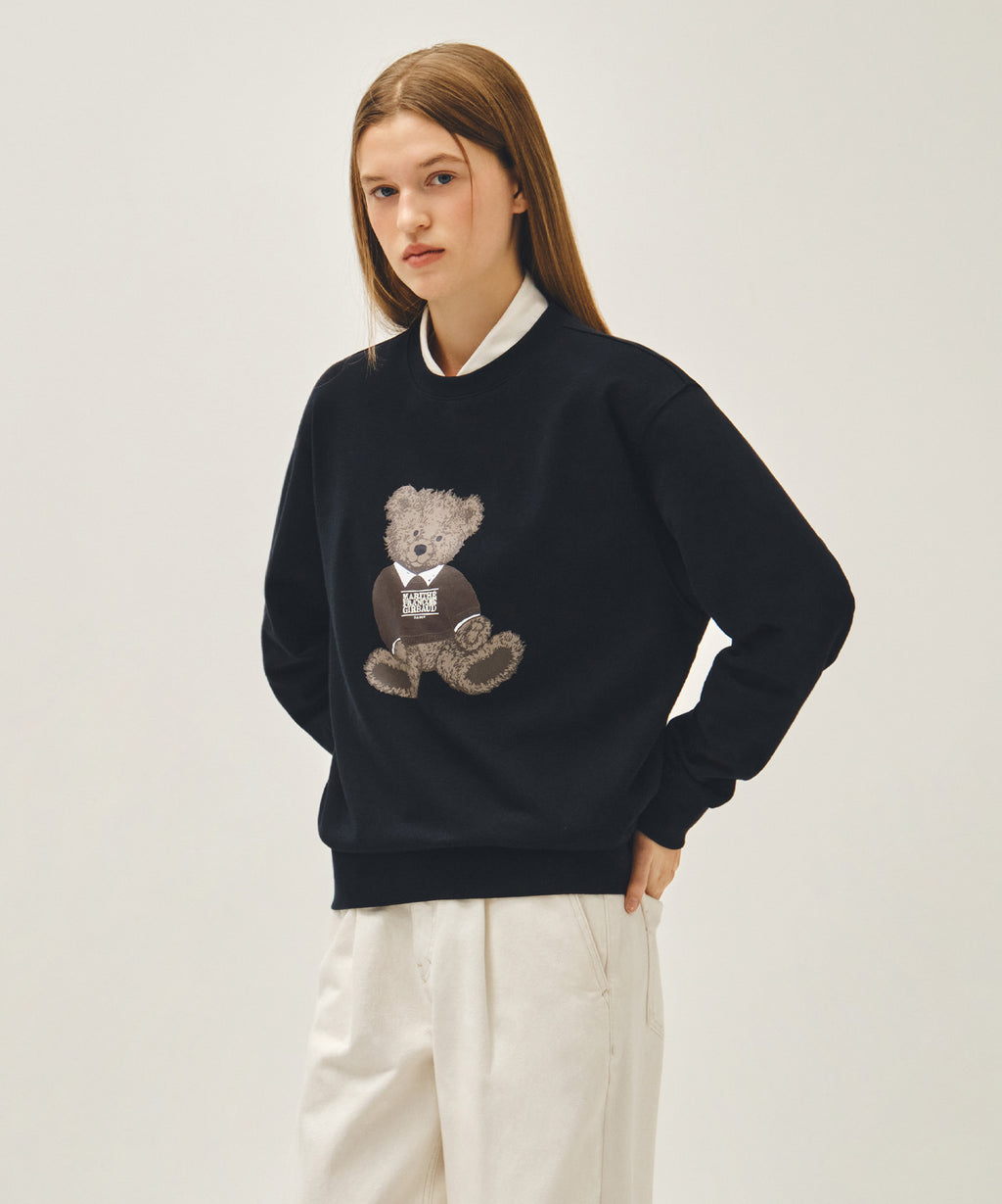 DOODLE BEAR SWEATSHIRT navy
