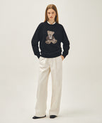 DOODLE BEAR SWEATSHIRT navy