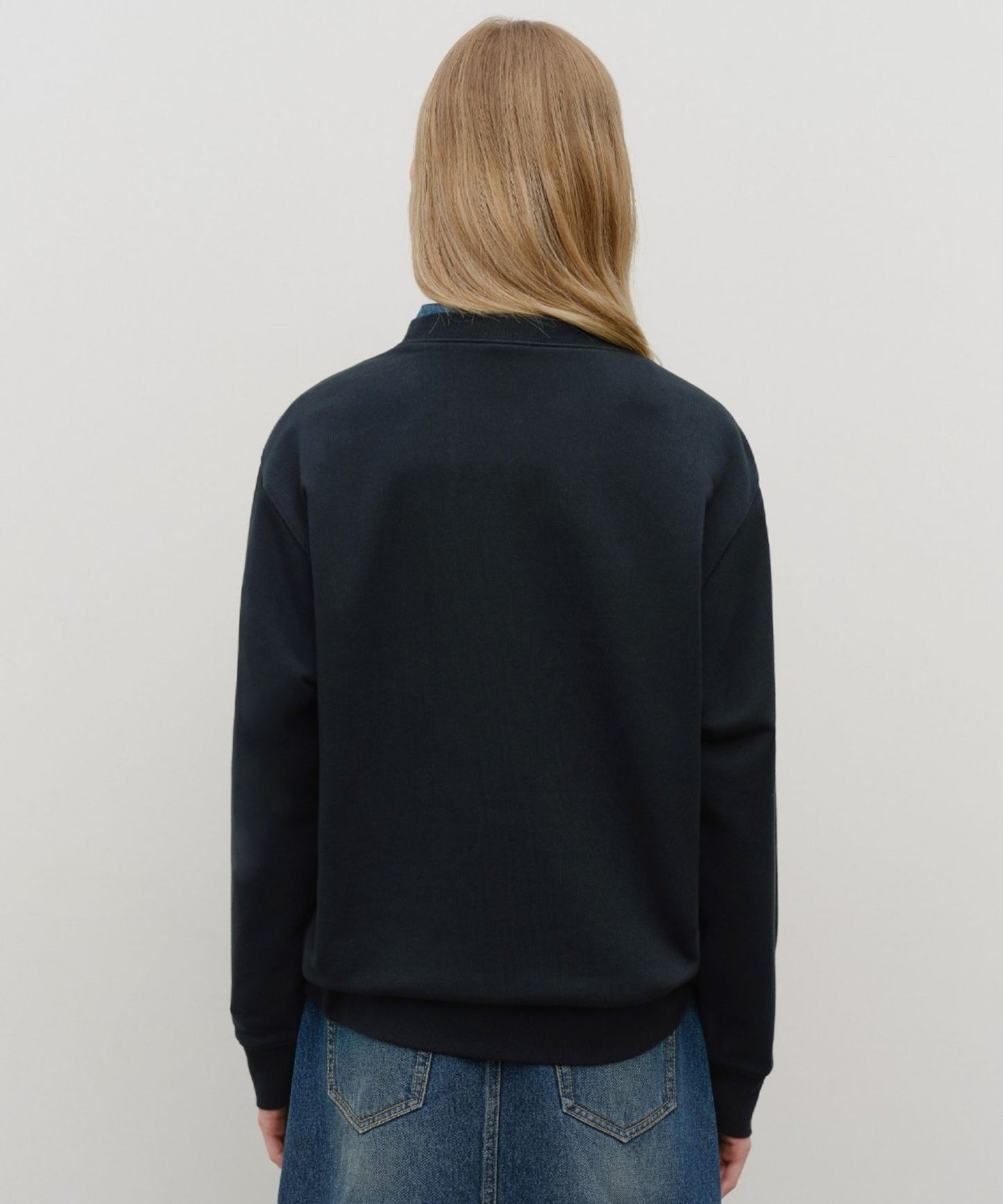 DOODLE BEAR SWEATSHIRT navy