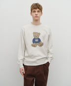 DOODLE BEAR SWEATSHIRT oatmeal