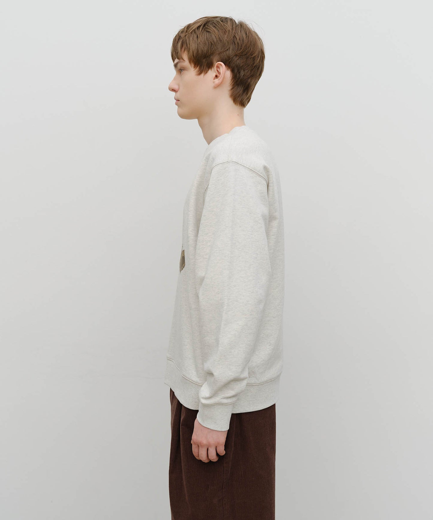 DOODLE BEAR SWEATSHIRT oatmeal