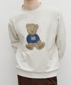 DOODLE BEAR SWEATSHIRT oatmeal