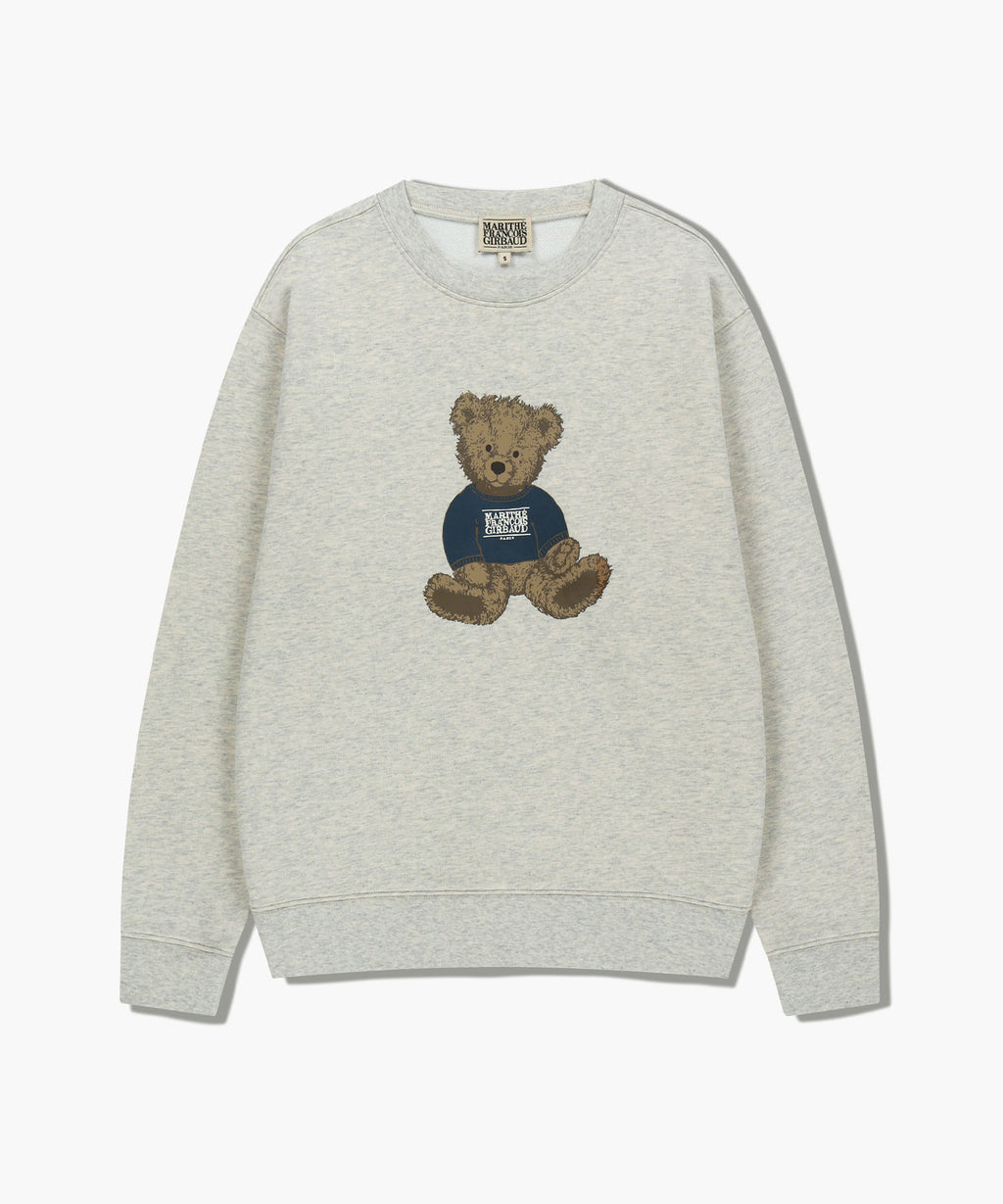 DOODLE BEAR SWEATSHIRT oatmeal