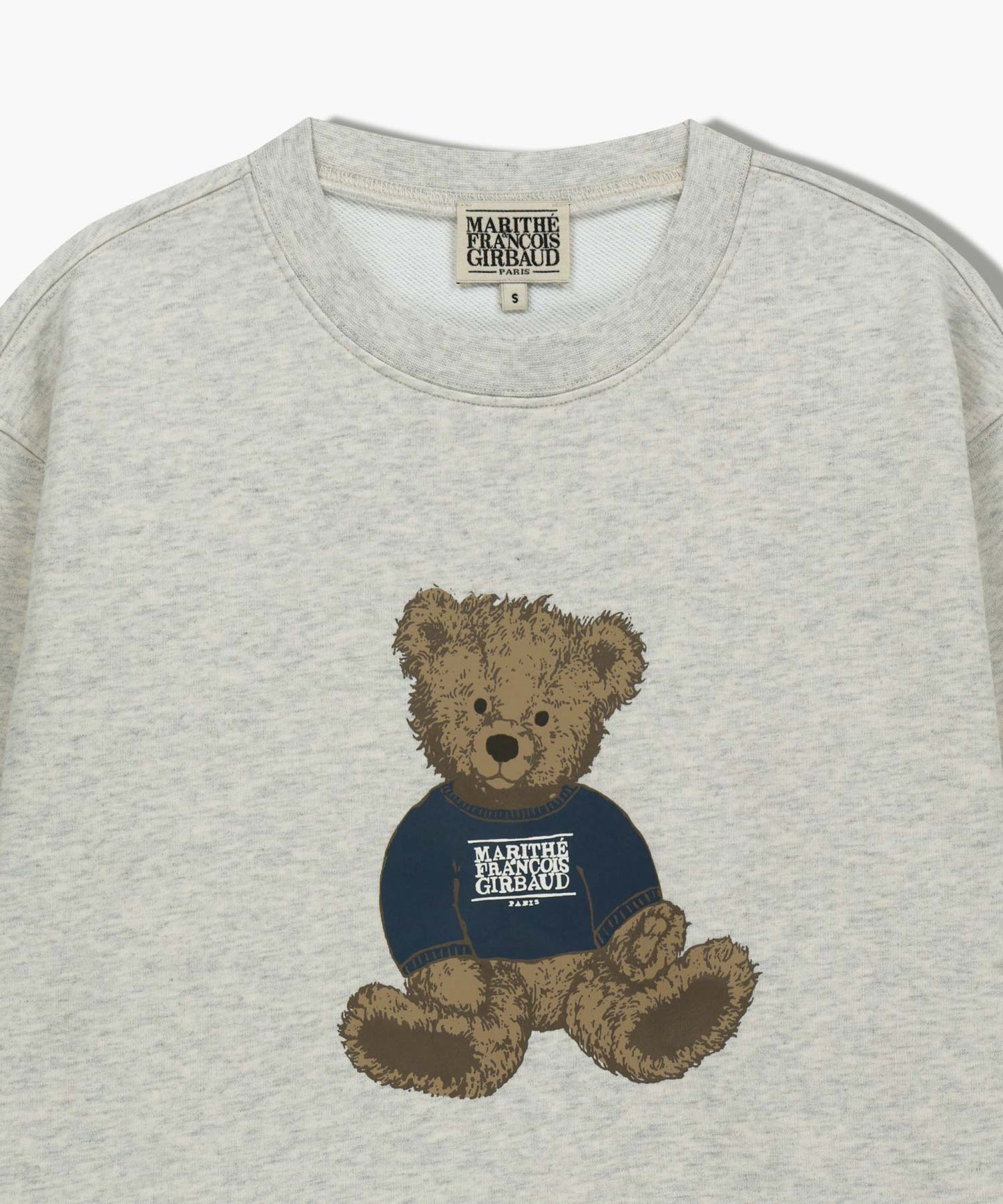 DOODLE BEAR SWEATSHIRT oatmeal