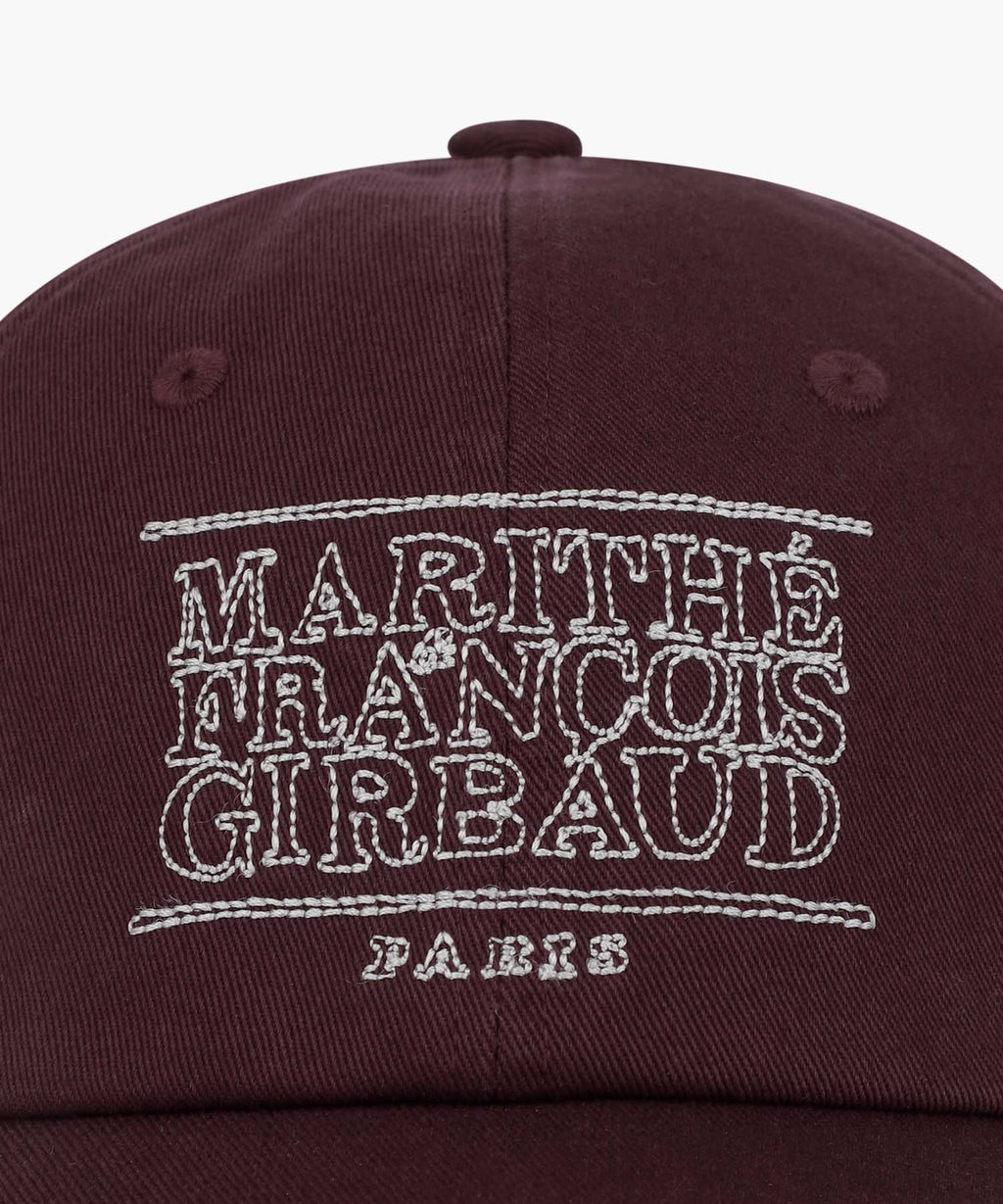 DOODLE CLASSIC LOGO COVERED CAP burgundy