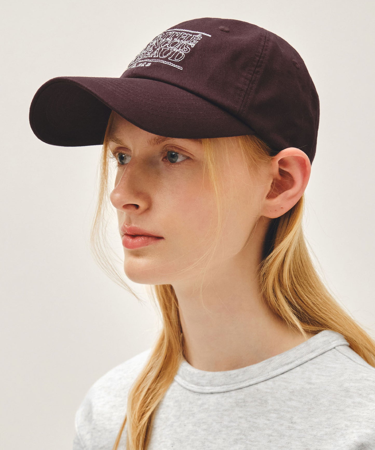 DOODLE CLASSIC LOGO COVERED CAP burgundy