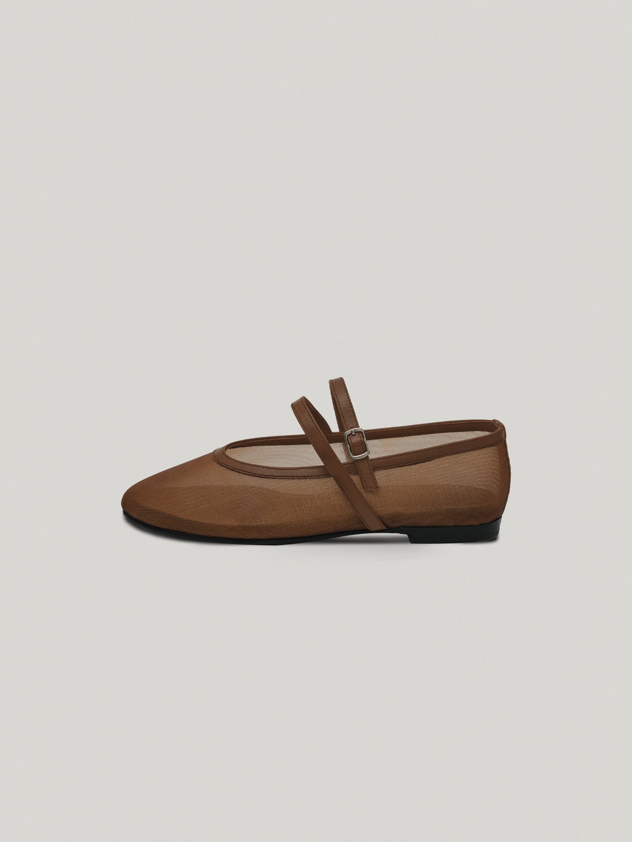 DOUBLE STRAP MESH FLAT mesh brown