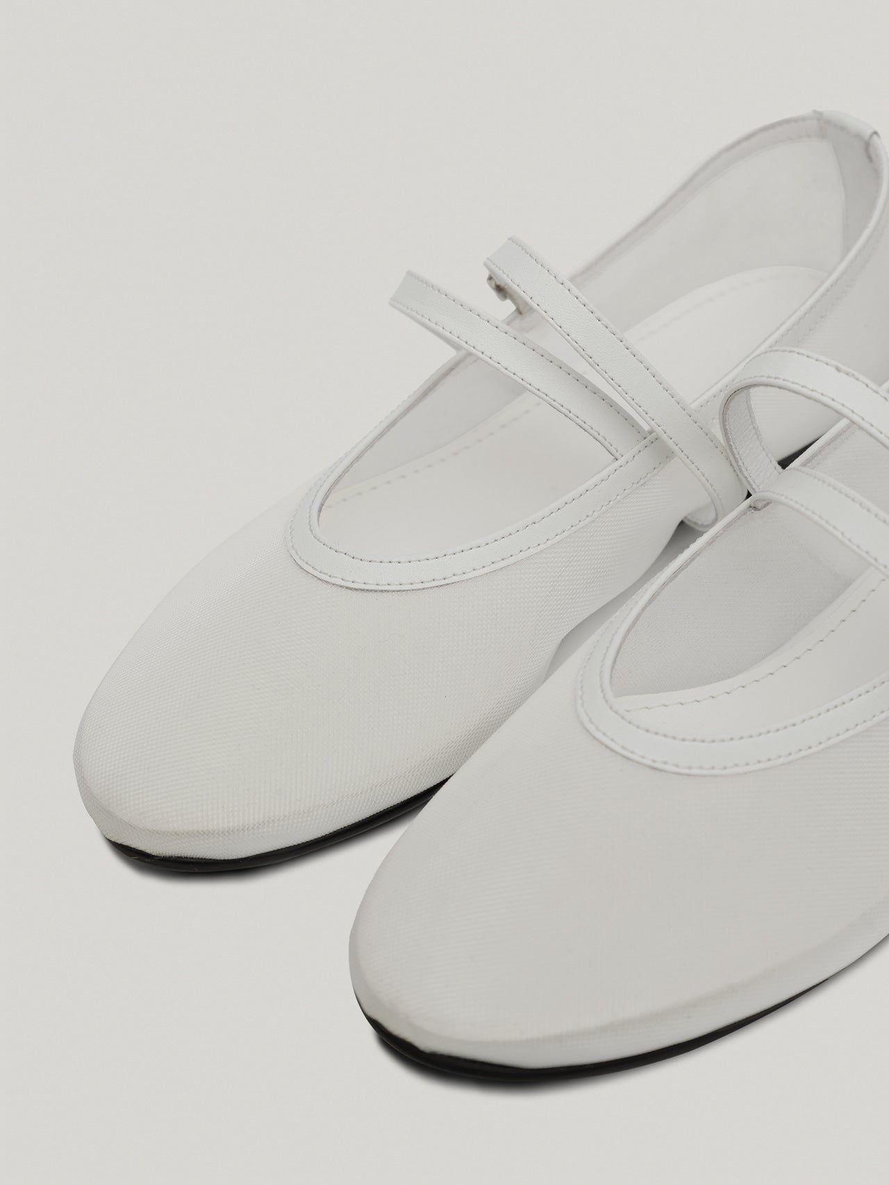 DOUBLE STRAP MESH FLAT mesh white