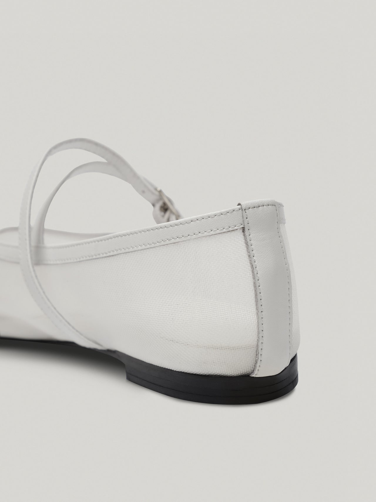 DOUBLE STRAP MESH FLAT mesh white