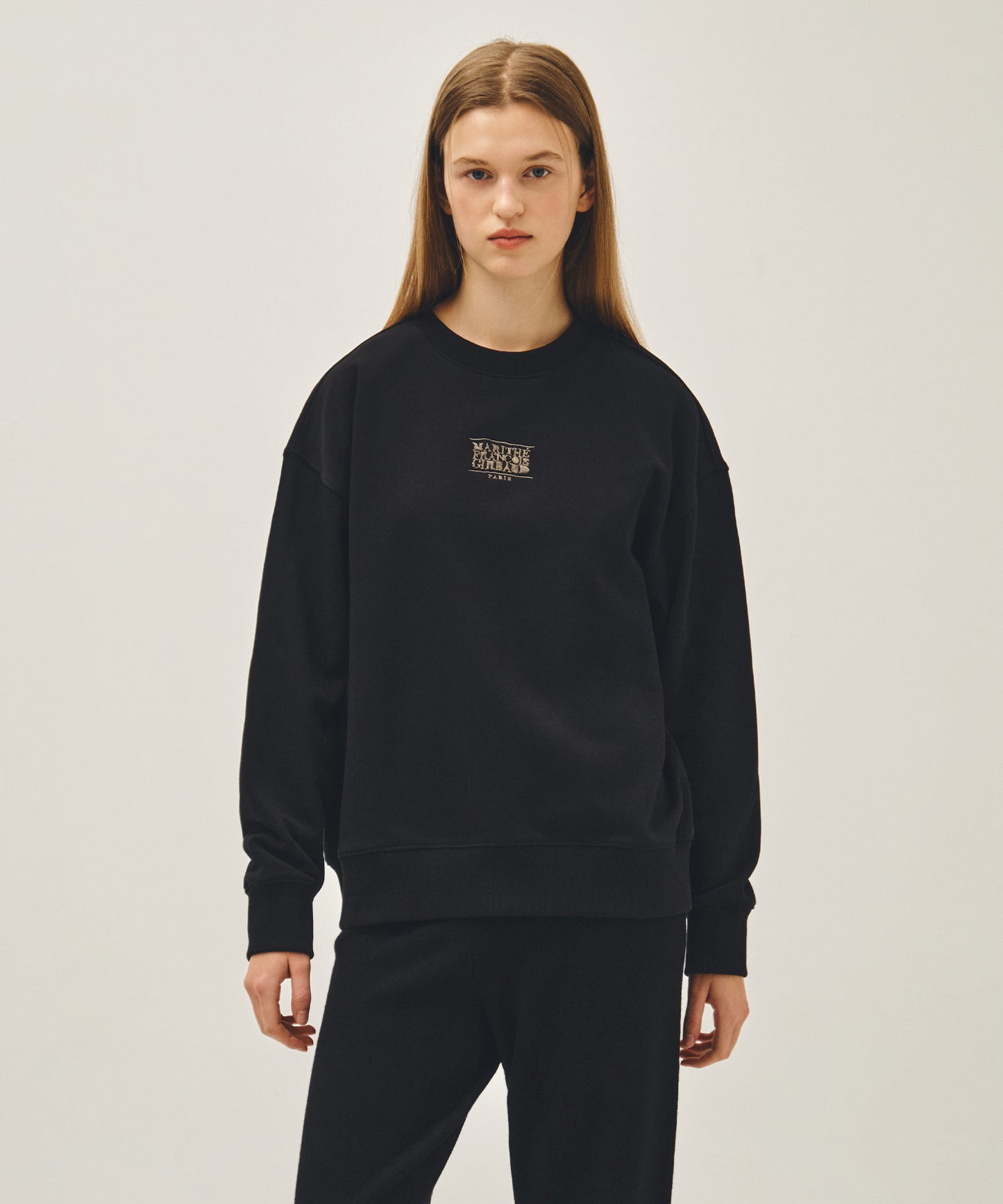 DRAWING CLASSIC LOGO SWEATSHIRT black
