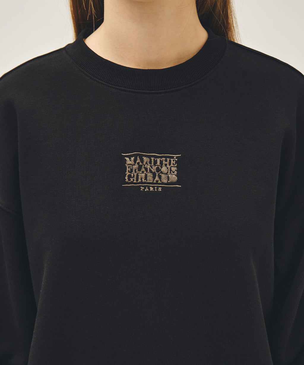 DRAWING CLASSIC LOGO SWEATSHIRT black