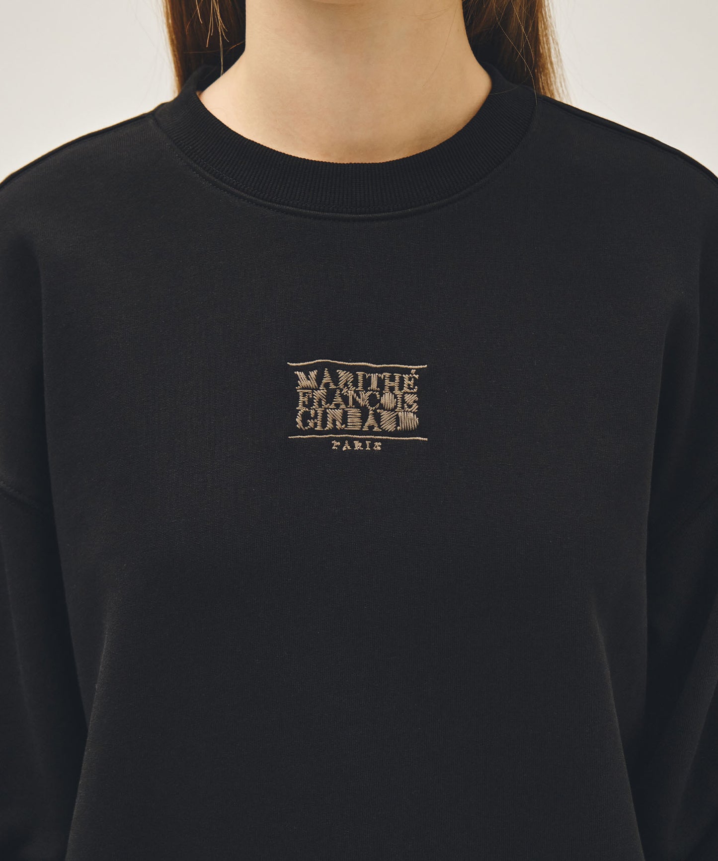 DRAWING CLASSIC LOGO SWEATSHIRT black