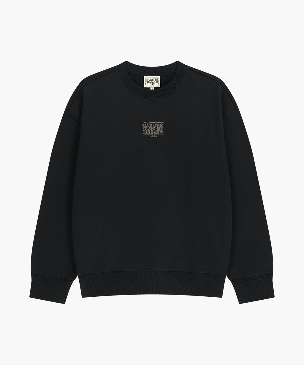 DRAWING CLASSIC LOGO SWEATSHIRT black