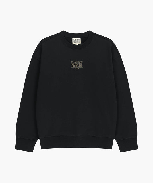 DRAWING CLASSIC LOGO SWEATSHIRT black