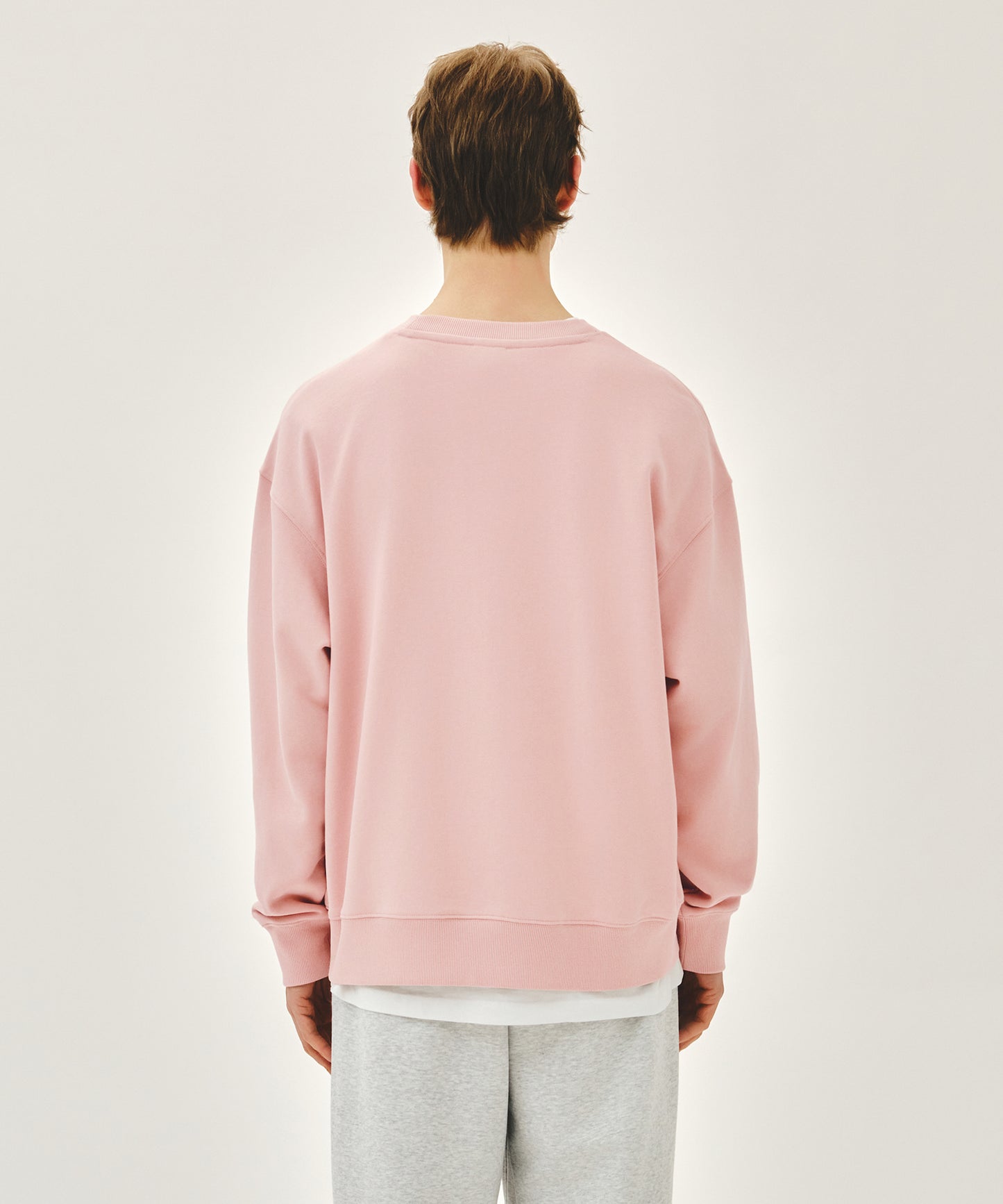 DRAWING CLASSIC LOGO SWEATSHIRT salmon
