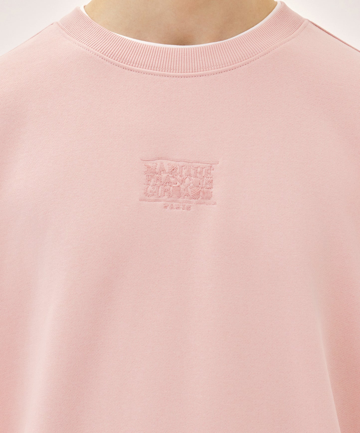 DRAWING CLASSIC LOGO SWEATSHIRT salmon