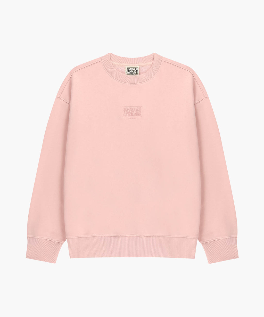DRAWING CLASSIC LOGO SWEATSHIRT salmon