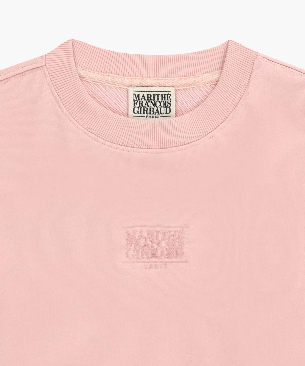 DRAWING CLASSIC LOGO SWEATSHIRT salmon