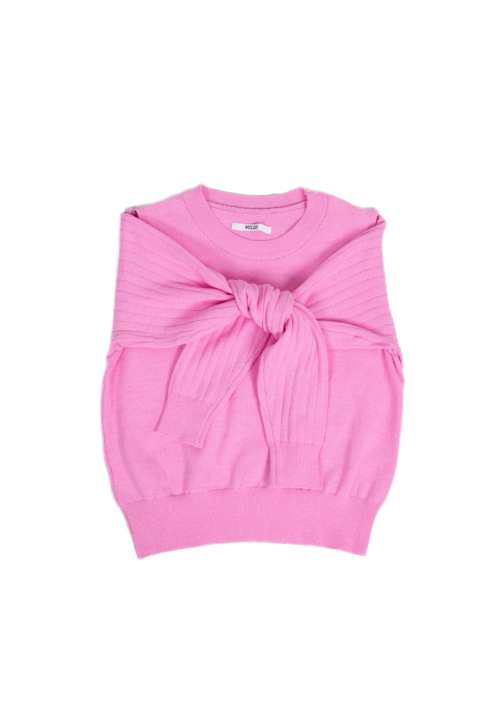 2 Way Cape Layered Knit