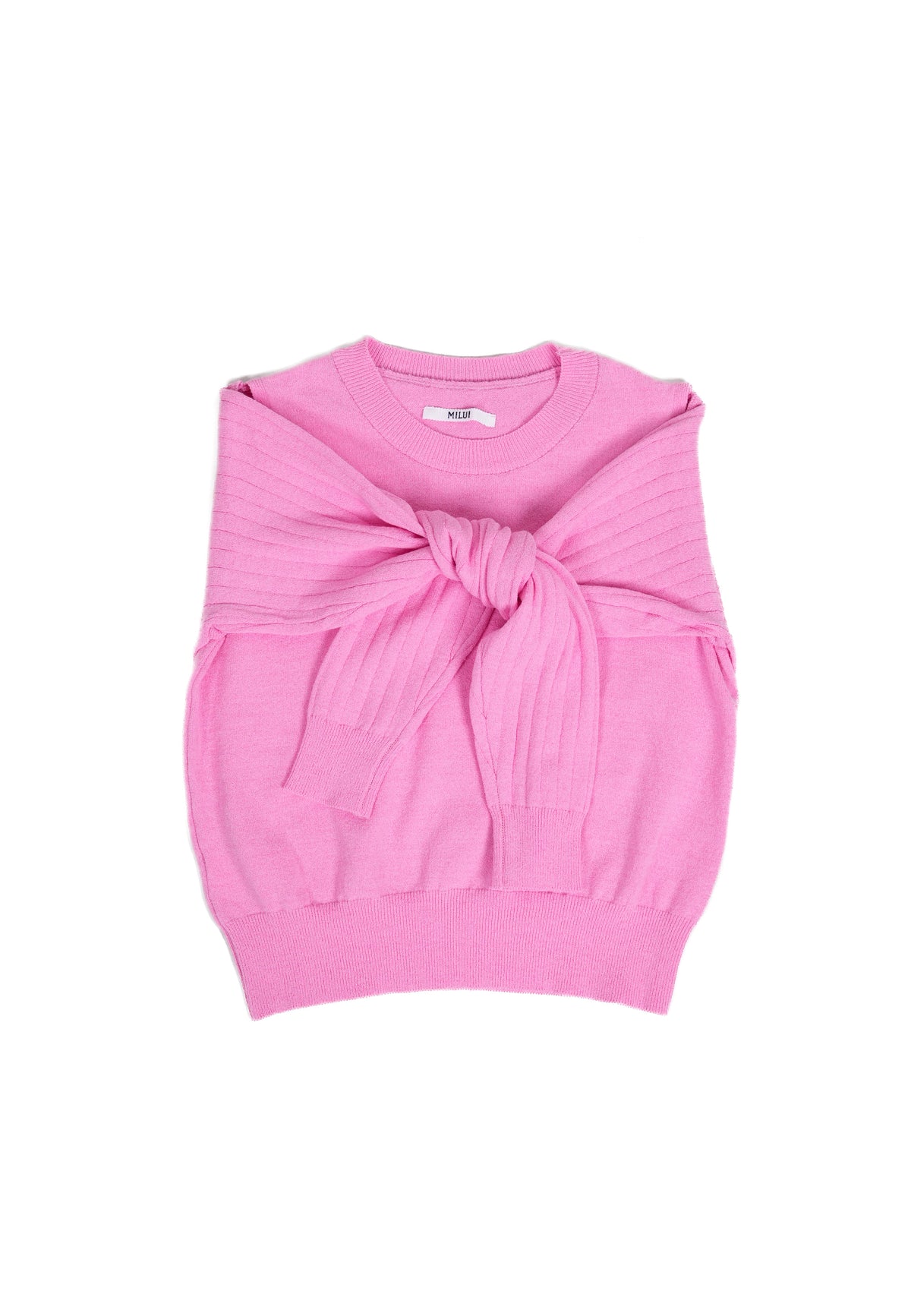 2 Way Cape Layered Knit