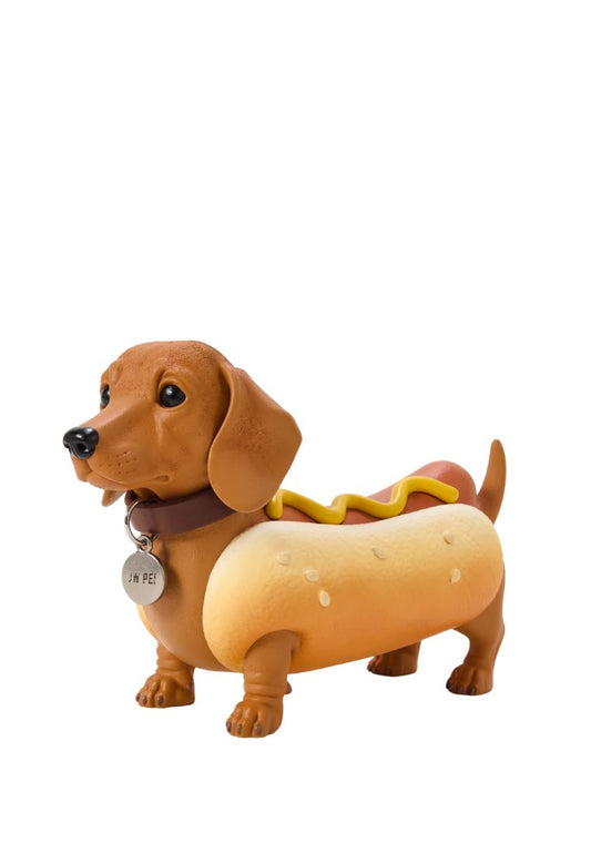 Dachshund Hot Dog Bag - Brown/Yellow