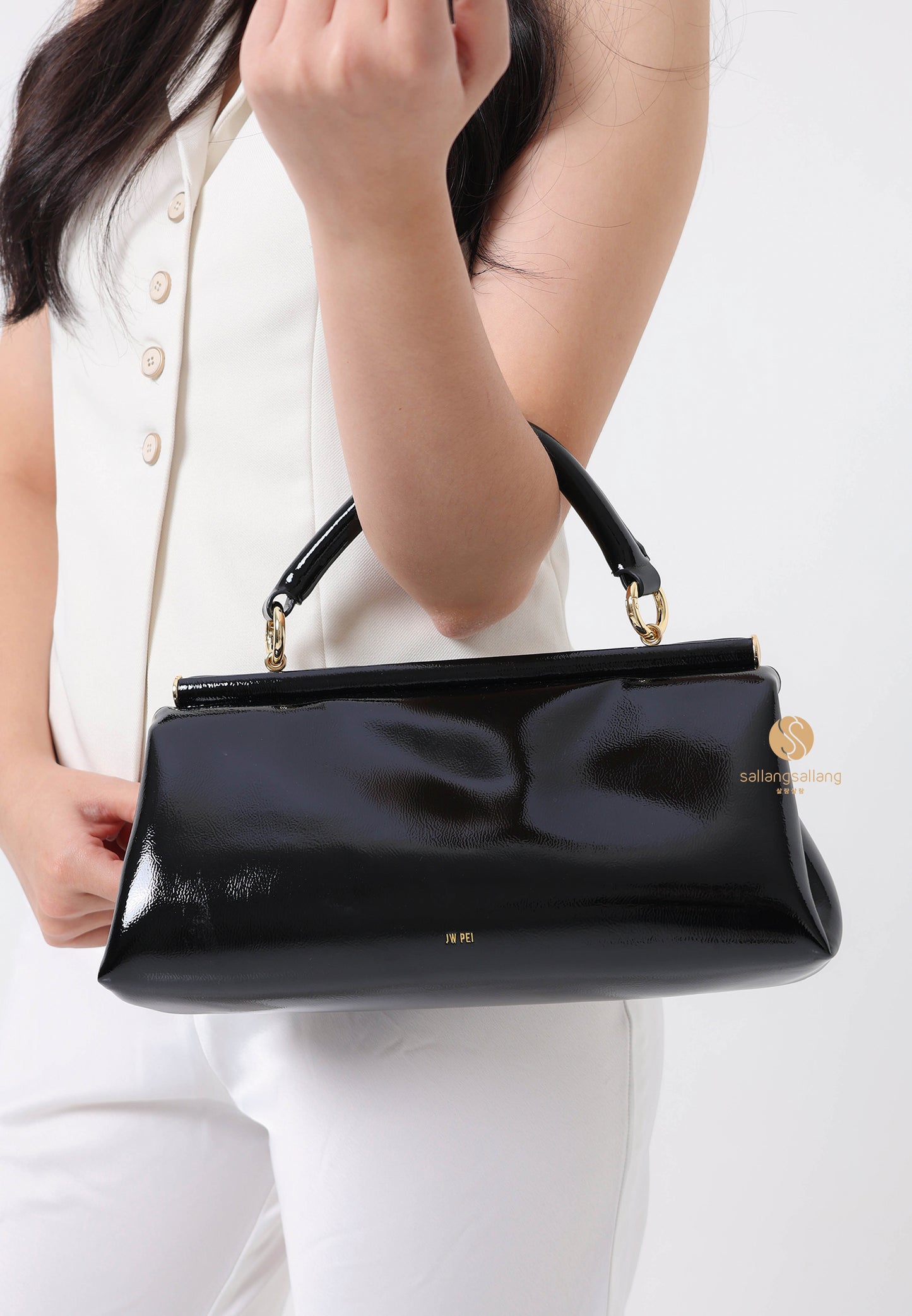 Danna Top Handle Bag - Black