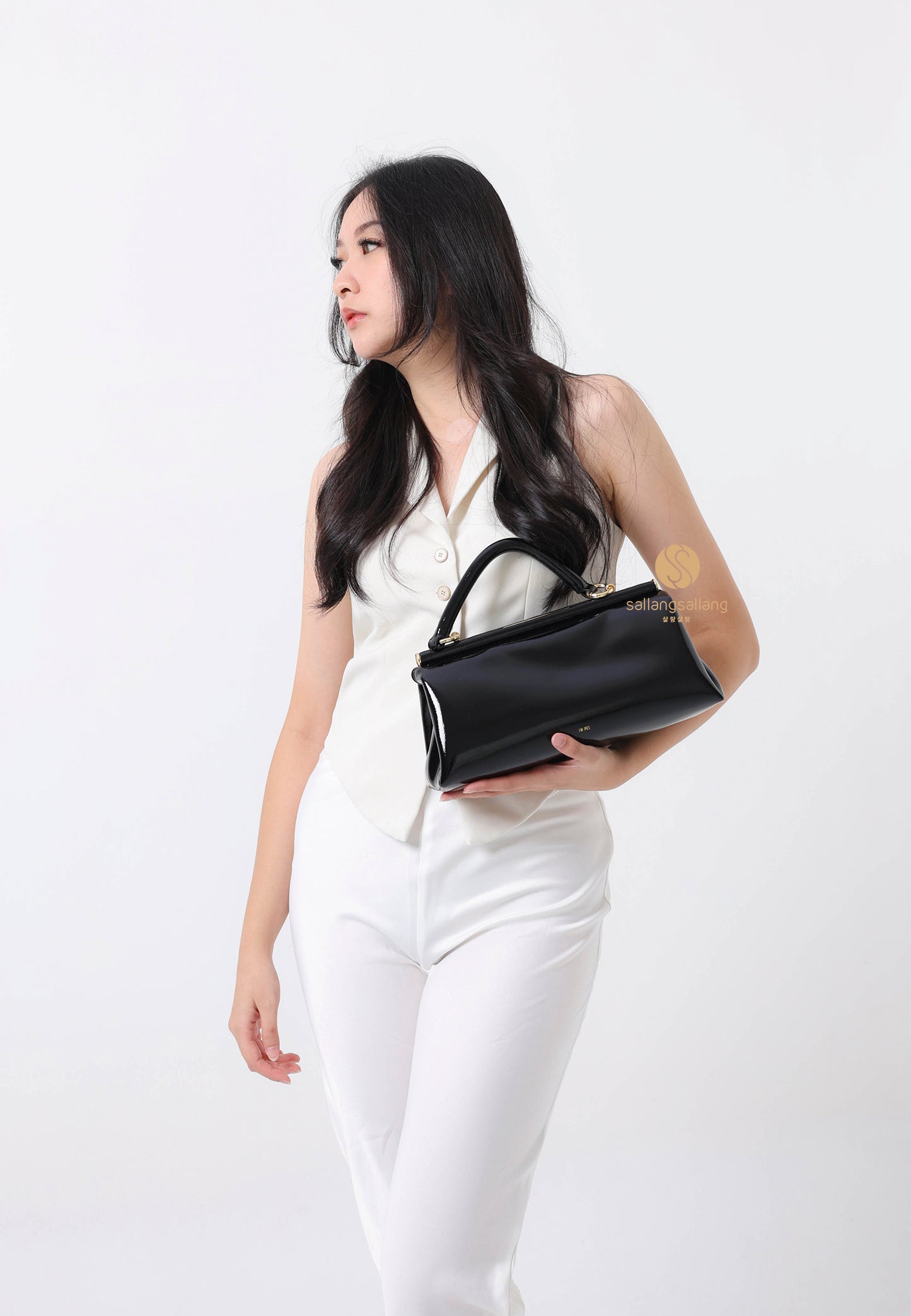 Danna Top Handle Bag - Black