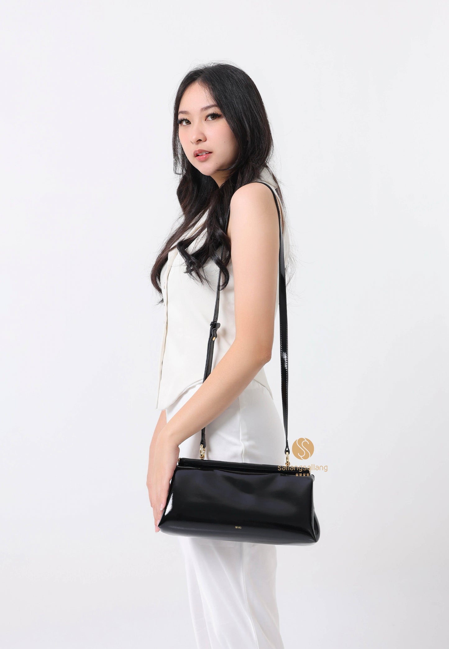 Danna Top Handle Bag - Black