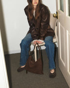 Day Shoulder Suede Brown