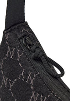 Dia Monogram Denim JQD Hobo Bag NY Yankees Black