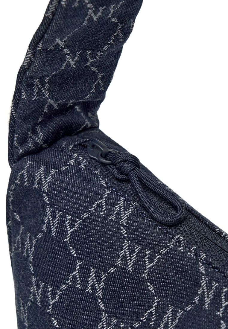 Dia Monogram Denim JQD Hobo Bag NY Yankees Indigo